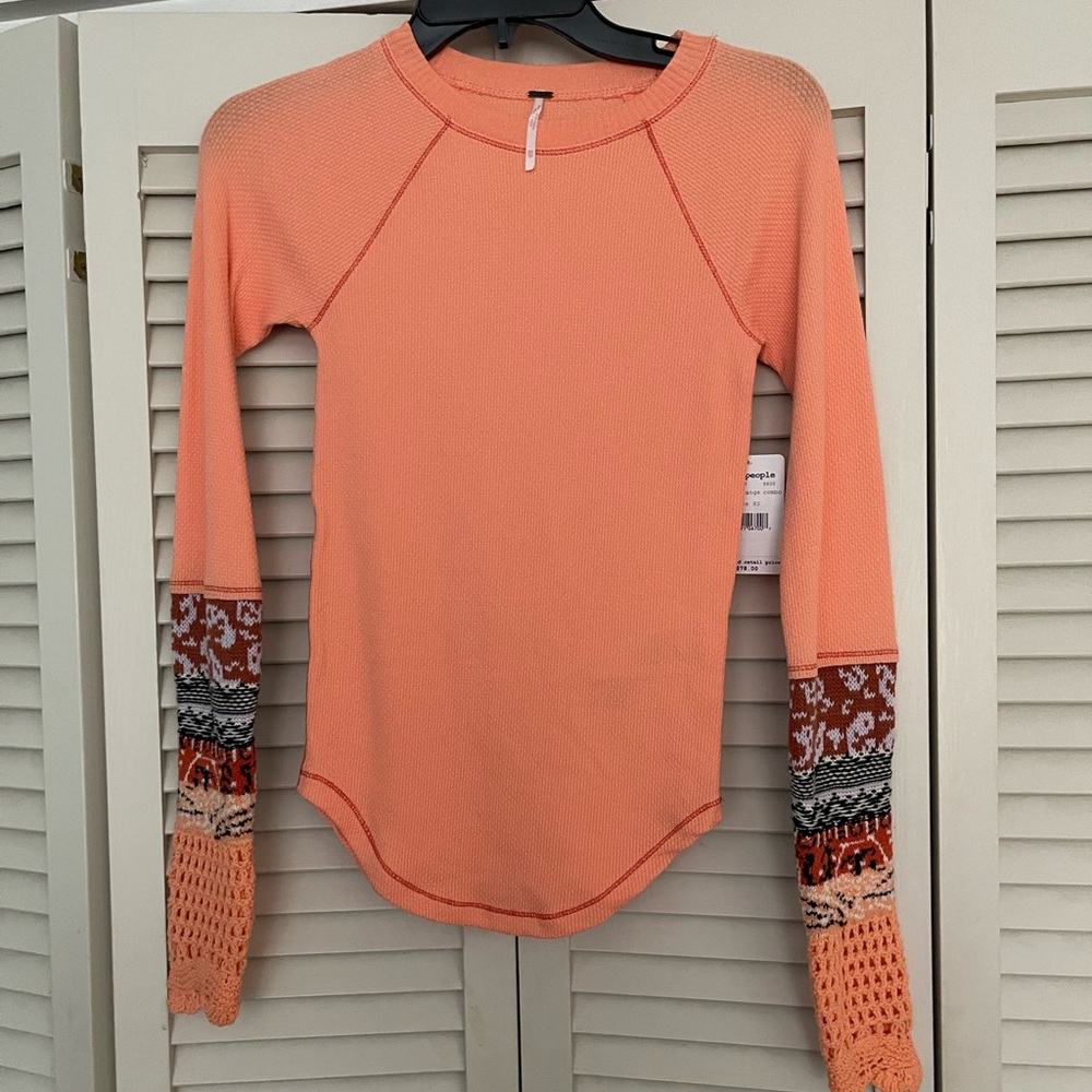 Free People In The Mix Cuff Top